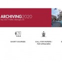 Archiving 2020 – conference in Washington DC 18-21 May 2020