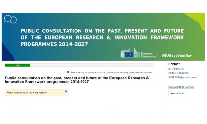 Public consultation on the EU’s Horizon Research and Innovation Programmes 2014-2027