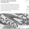Innovative operating models for the common European data space for cultural heritage