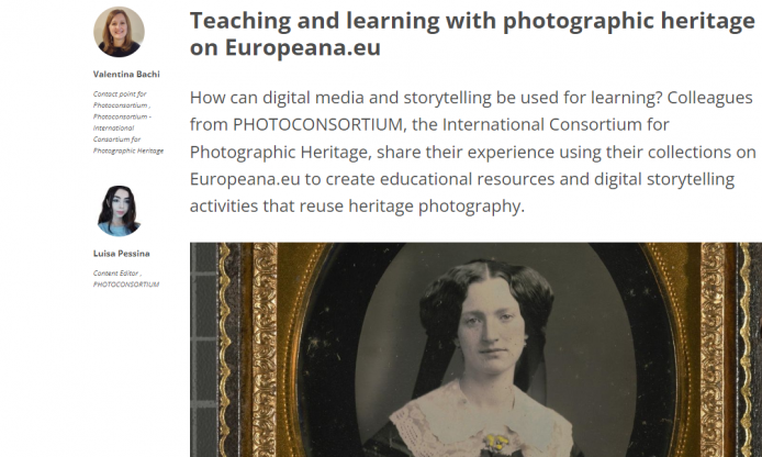 Teaching and learning with photographic heritage on Europeana.eu – a new blogpost on Europeana Pro