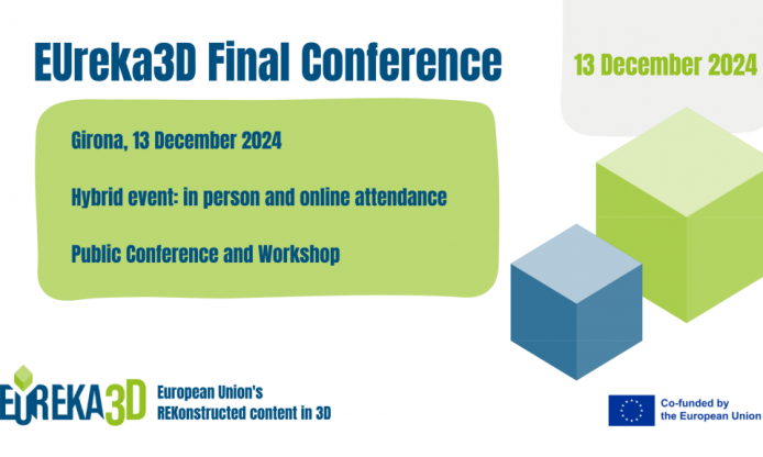 EUreka3D Final Conference: registrations are now open