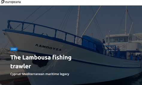 The Lambousa fishing trawler, Cyprus’ Mediterranean maritime legacy – new blogpost on Europeana