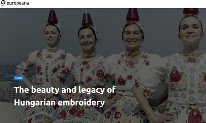 “The beauty and legacy of Hungarian embroidery” – a new blogpost on Europeana