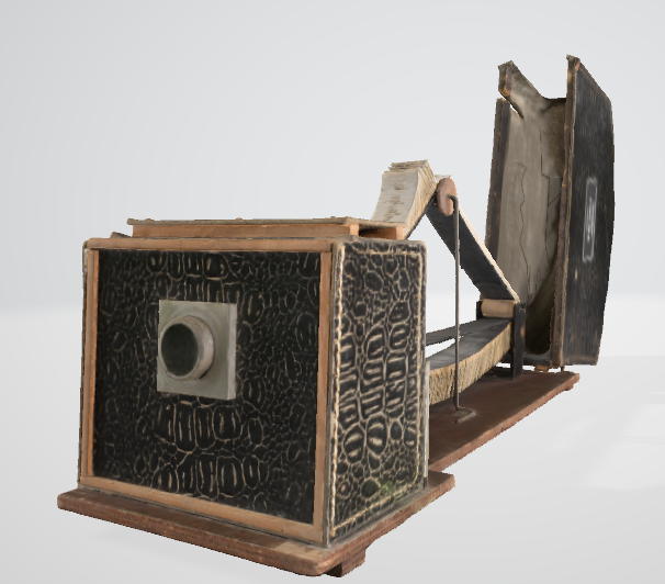 Film projector for mutoscope roll. Museu del Cinema. Digitised model by CRDI - Ajuntament de Girona, in collaboration with La Tempesta Media. EUreka3D project/CRDI-Ajuntament de Girona CC BY-SA