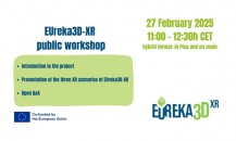 EUreka3D-XR: XR Applications for Cultural Heritage – Registration page